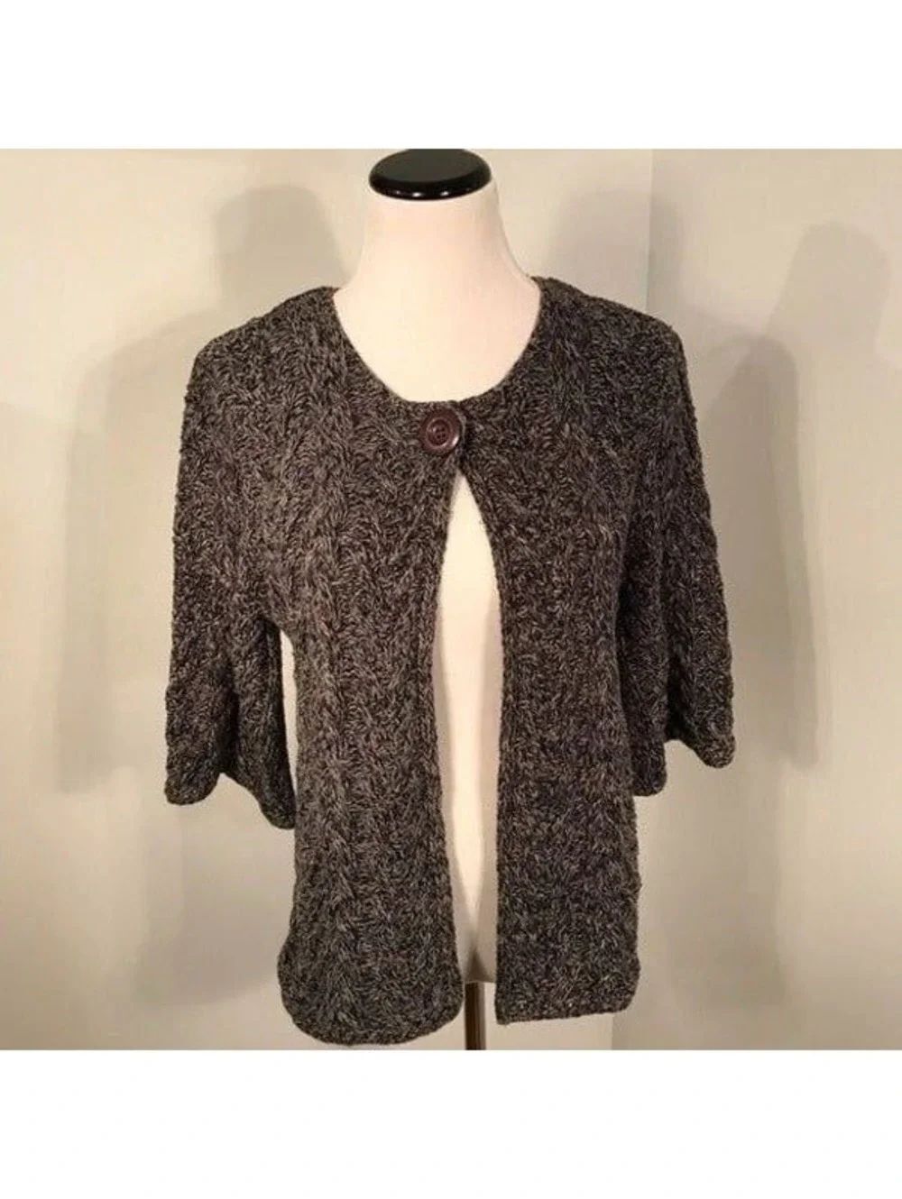 Leoβ& Nicole Open Front Sweater Sz M